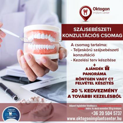 Szájsebészeti konzultációs csomag Szájsebészeti konzultációs csomag